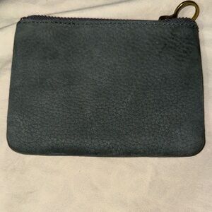 Madewell Navy Leather Pouch